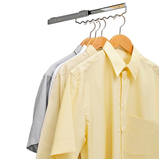 Wenko Set of 6 Wardrobe Pull Out Shirt Hangers
