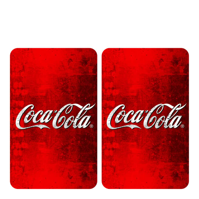 Wenko Set of 2 Coca Cola Universal Glass Covers