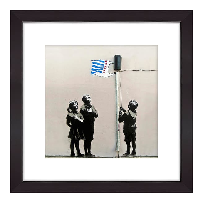 Banksy Pledging Allegiance To Tesco, 33x33cm