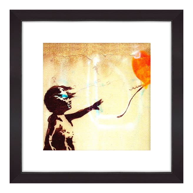 Banksy There Is Always Hope Yellow, 33x33cm