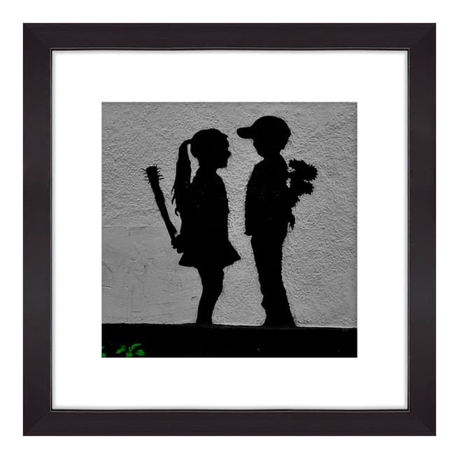 Banksy Modern Love, 33x33cm