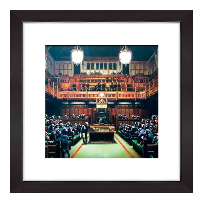 Banksy House Of Parliament, 33x33cm