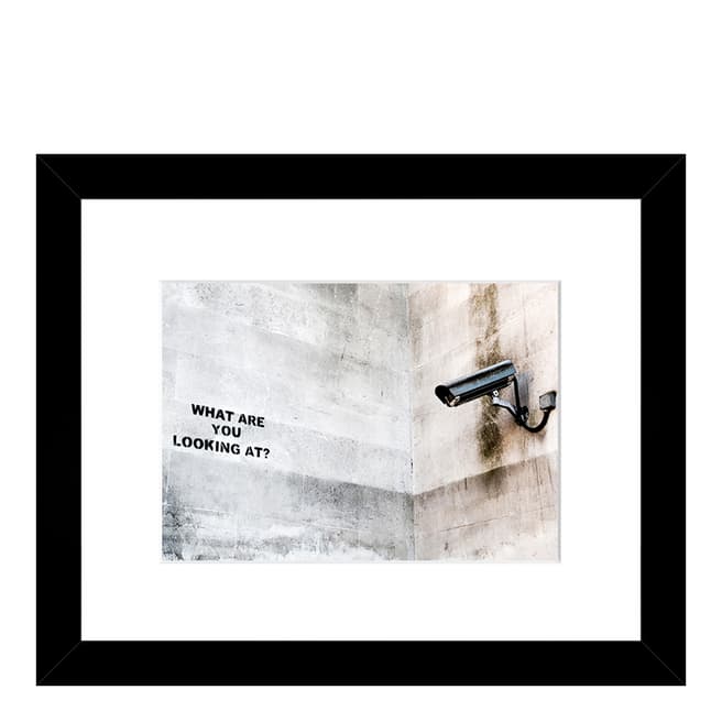 Banksy CCTV-What Are You Looking At, 30x24cm