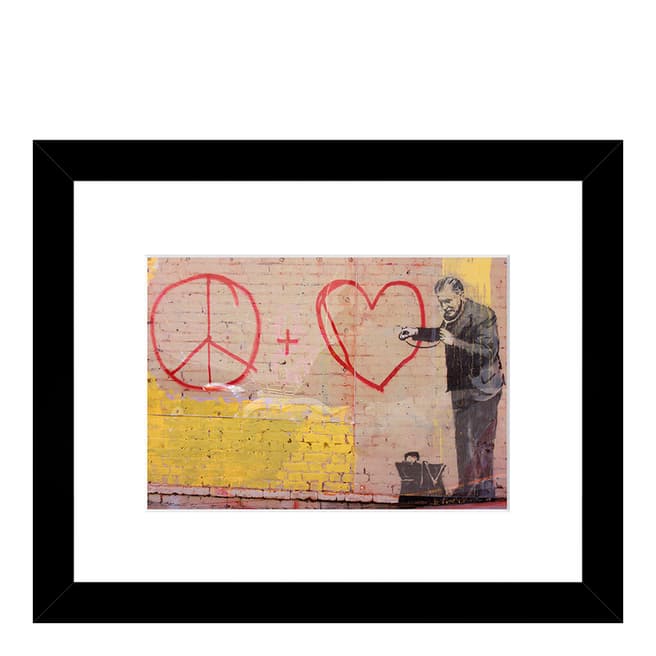 Banksy Peaceful Hearts' Doctor 2010, 30x24cm