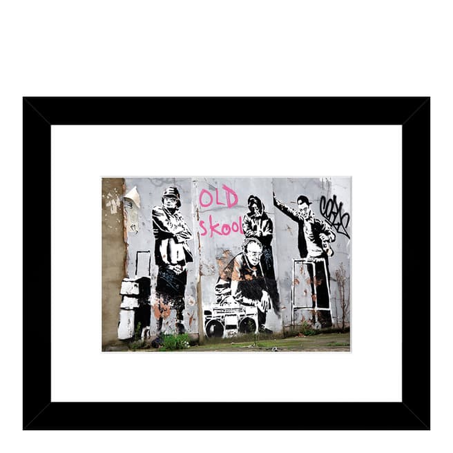 Banksy Pensioner Thugs 2007, 30x24cm