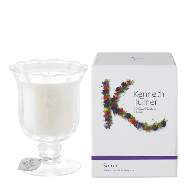 Kenneth Turner Soiree Scented Candle in Posy Vase, 200g