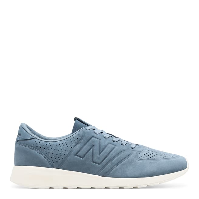 New Balance Men's Blue Leather 420 Trainers