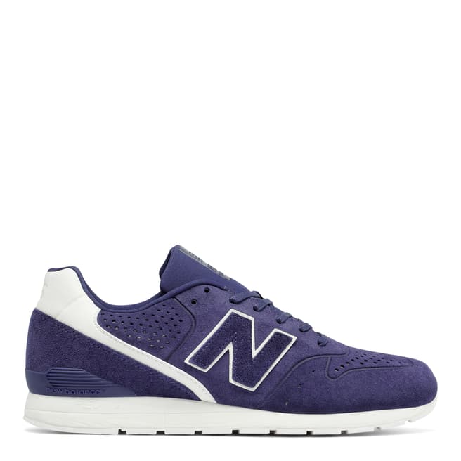 New Balance Mens Blue Suede 996 Trainers