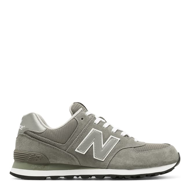 New Balance Men's Grey Suede 574 Trainers