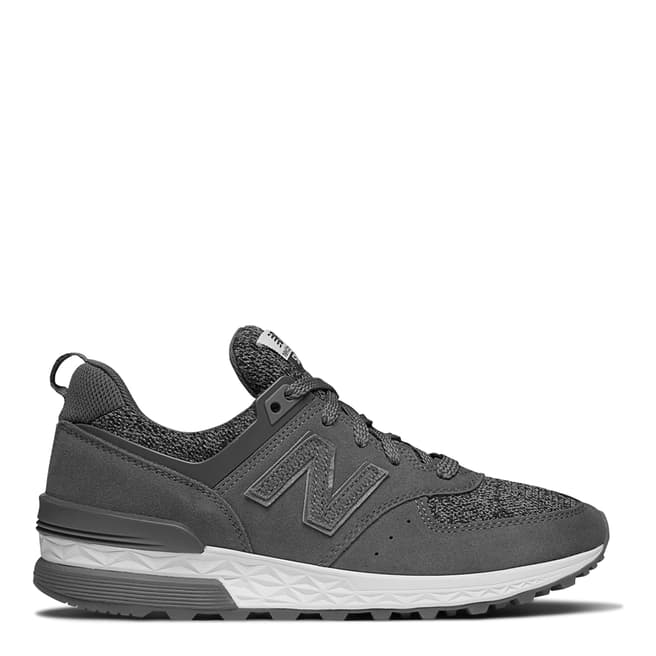 New Balance Women's Grey Suede 574 Trainers