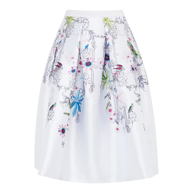 Ted Baker Ivory Petale Passion Flower Full Skirt