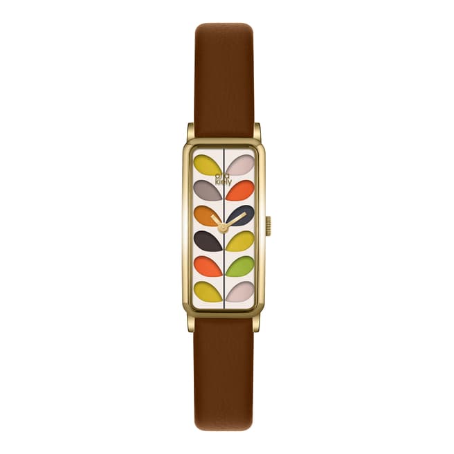 Orla Kiely Brown/Multi Quartz Slim Watch