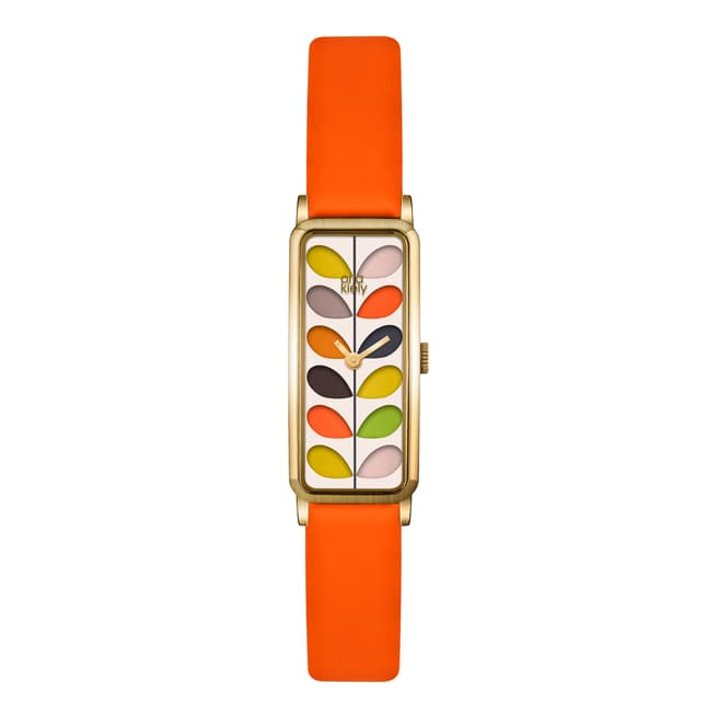 Orla Kiely Orange/Multi Quartz Slim Watch