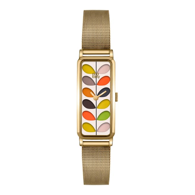 Orla Kiely Multi Gold Plated Quartz Watch