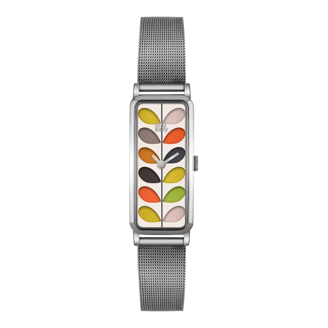 Orla Kiely Silver/Multi Stainless Steel Quartz Watch