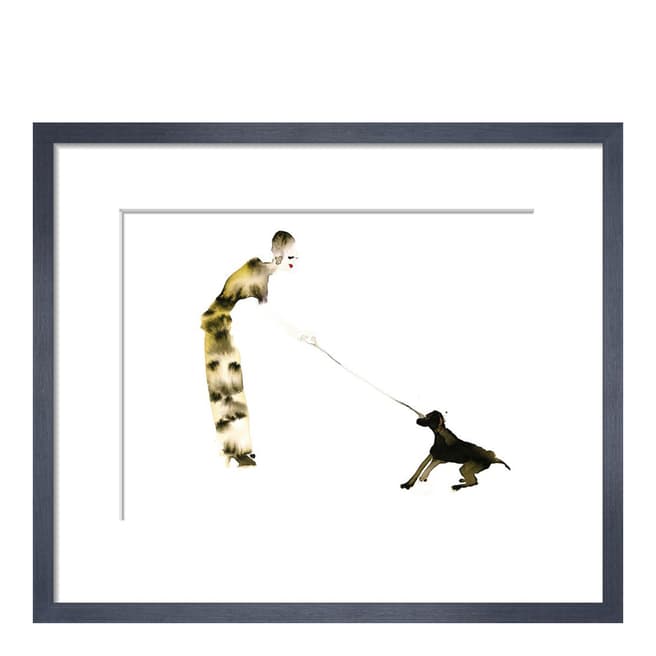 Paragon Prints What To Wear When Walking The Dogs 9 36x28cm Framed Print