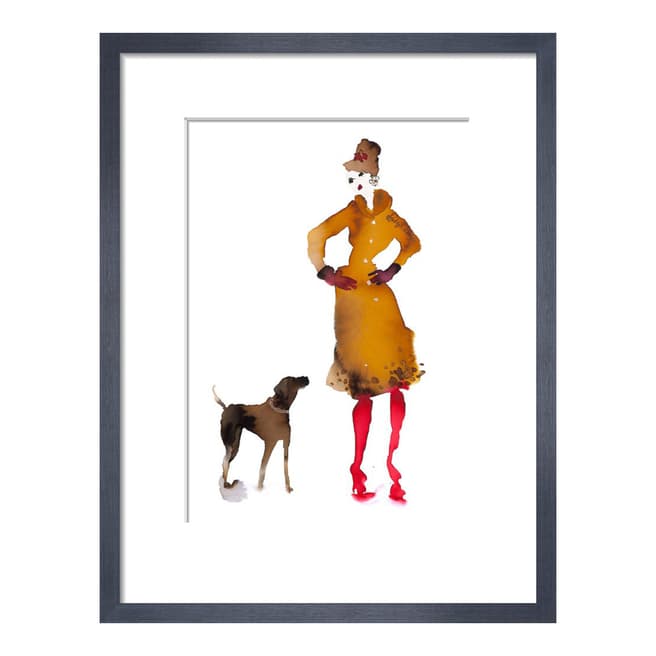 Paragon Prints Red Boots 36x28cm Framed Print