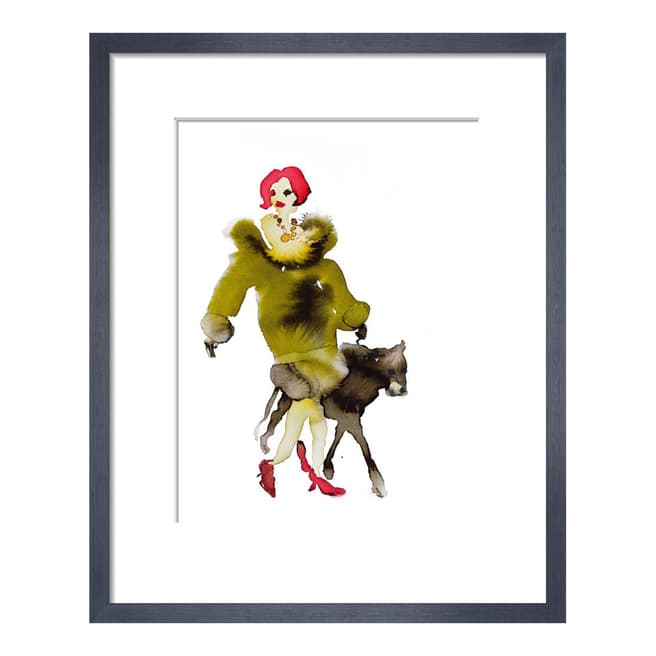Paragon Prints What To Wear When Walking The Dogs 5 36x28cm Framed Print