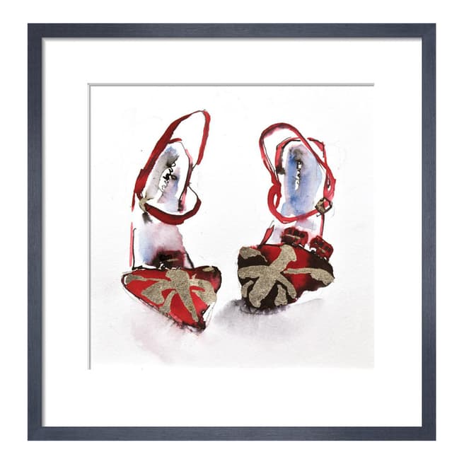 Paragon Prints The Red Shoes,  30x30cm Framed Print
