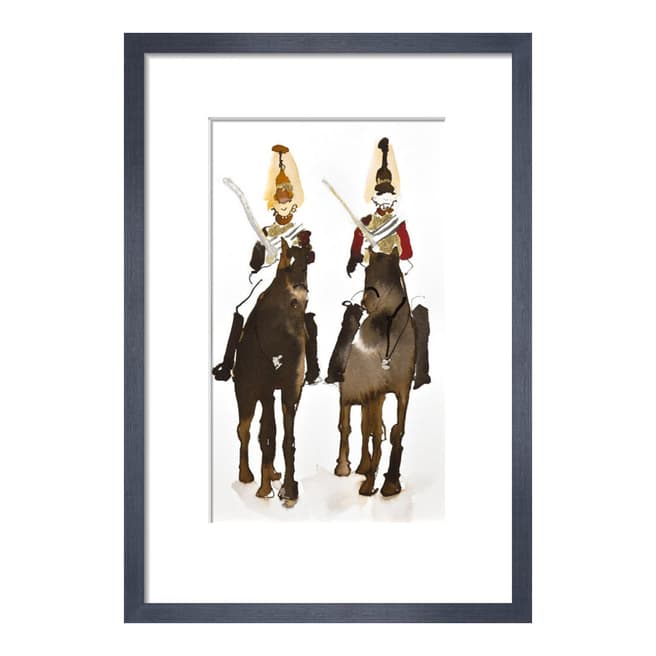 Bridget Davies Horse Guards Parade  28x36cm Framed Print