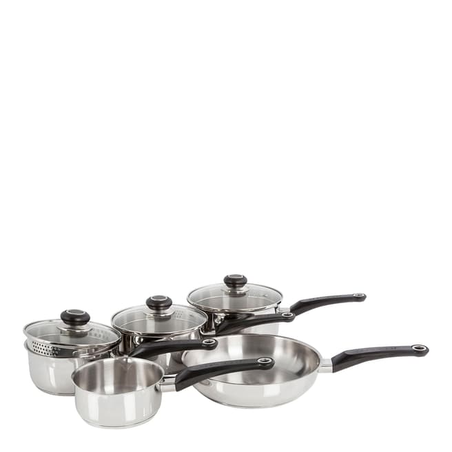Morphy Richards 5 Piece Stainless Steel Pan Set