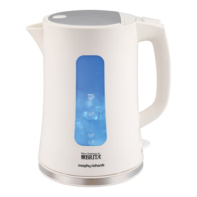 Morphy Richards White Brita Accents Filter Kettle