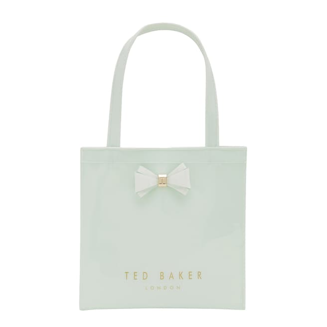 Ted Baker Womens Green PVC Aracon Small Icon Bag