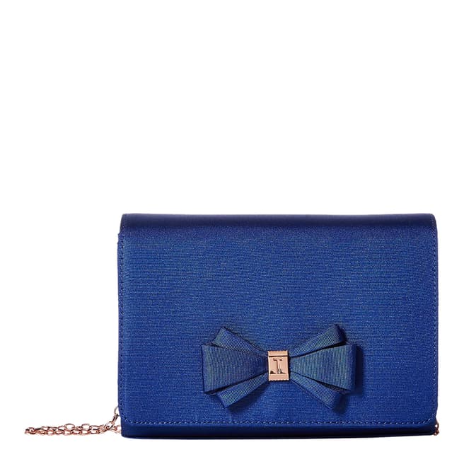Ted Baker Womens Blue Polyester Kiana Clutch Bag