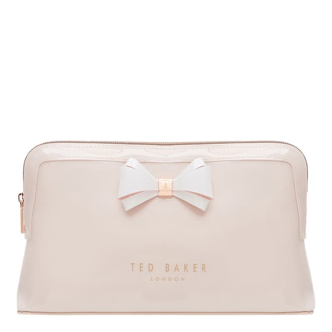 Ted Baker Womens Pink PVC Abbie Large Wash Bag