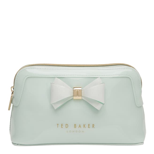 Ted Baker Womens Green PVC Aimee Make-Up Bag