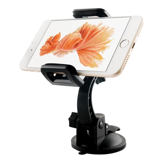 Confetti Universal Car Phone Mount With Suction, Black