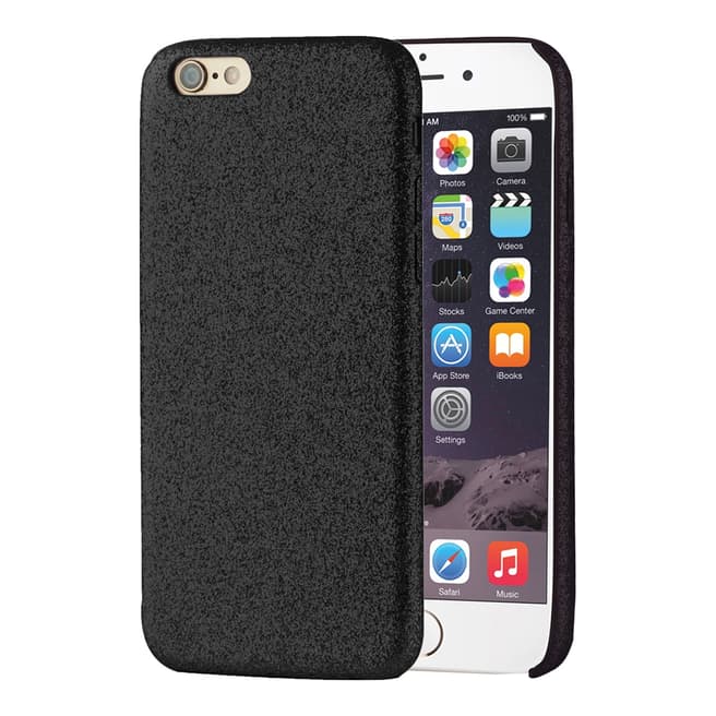 Confetti Textured Finish - Protection Case, Black - iPhone 6+