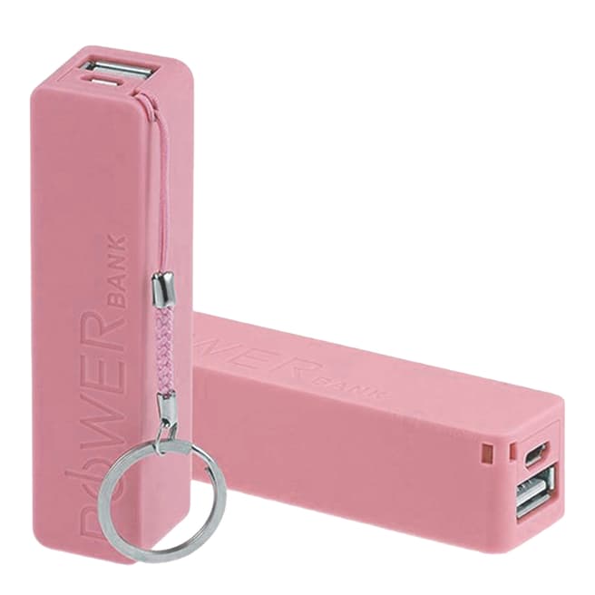 Confetti 2600mAh Portable Mobile Power Bank - Pink