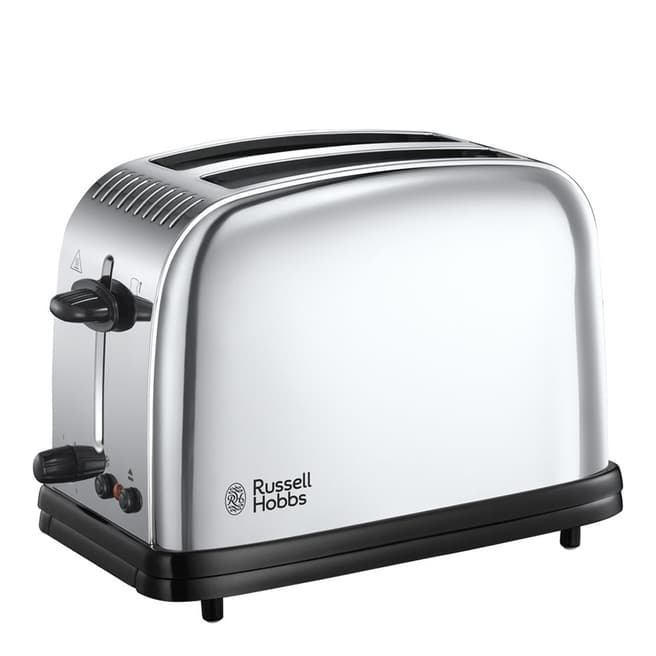 Russell Hobbs Silver 2 Slice Classic Long Slot Toaster