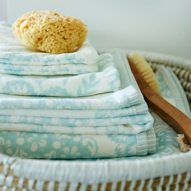PiP Studio Lacy Dutch Bath Towel, Blue