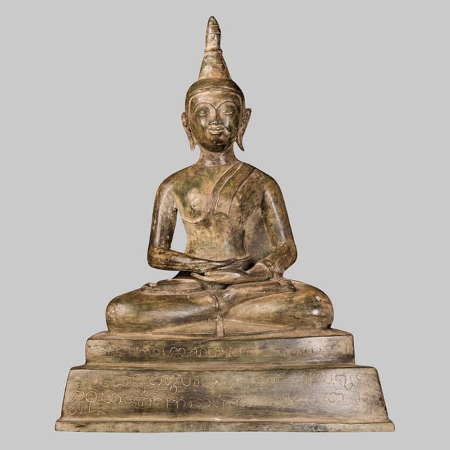 Eastern Treasures 18th Century Laos Meditation Buddha