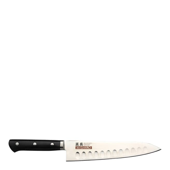 Masahiro Chef's Knife 24cm Fluted Blade, Stainless Steel