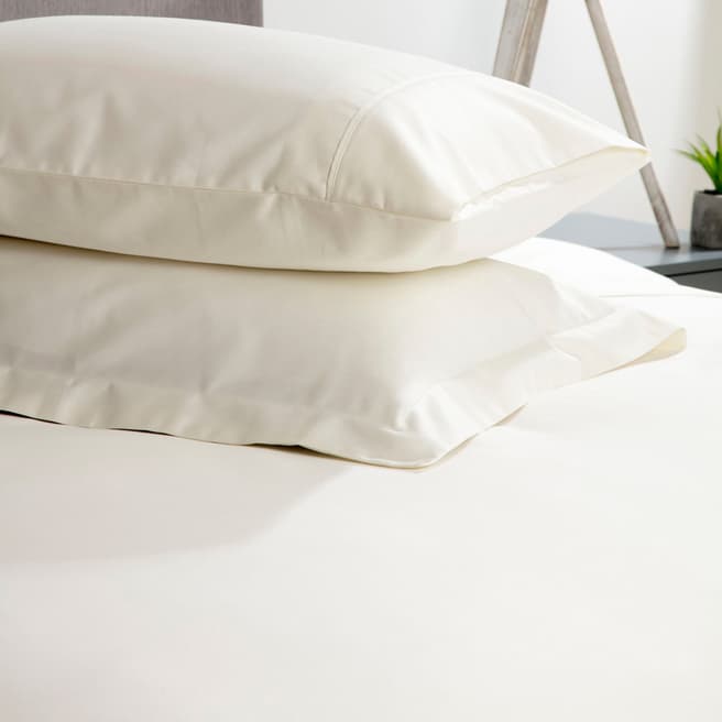 Belledorm 600TC Housewife Pillowcase, Ivory