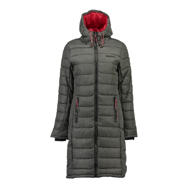 Geographical Norway Women's Grey Aroma Lady Long Jacket