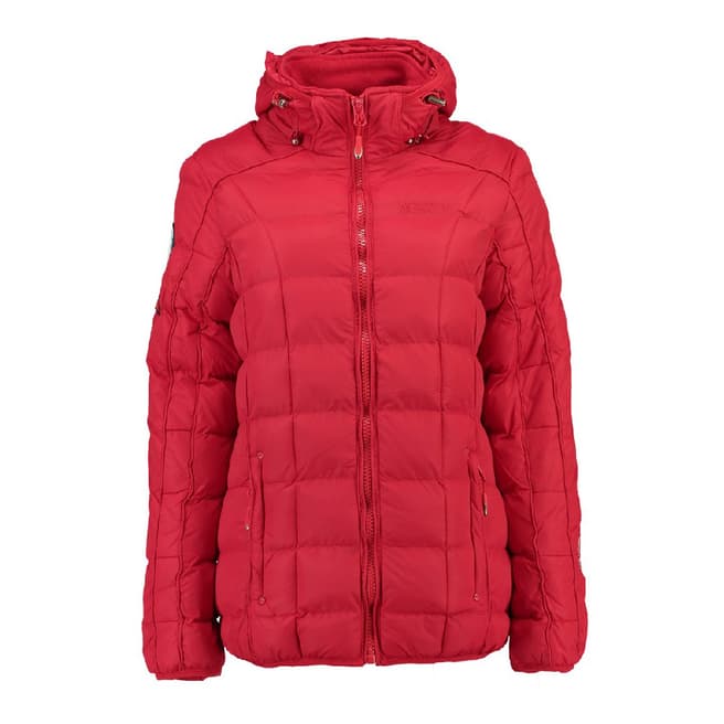 Geographical Norway Women's Red Barbouille Short Parka