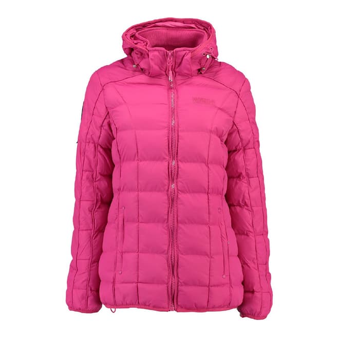 Geographical Norway Pink Barbouille Short Parka
