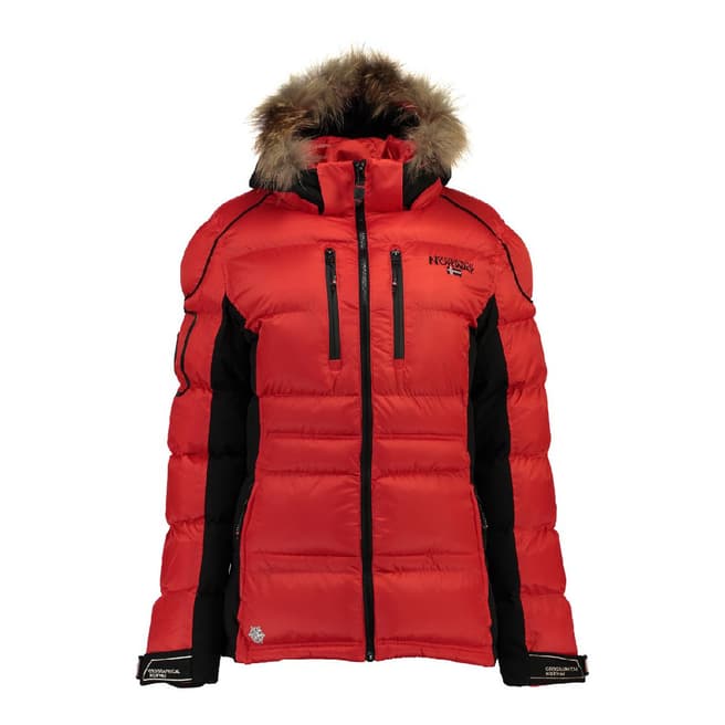 Geographical Norway Red Basilic Parka