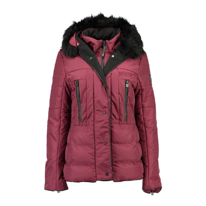 Geographical Norway Burgundy Dionysos Parka