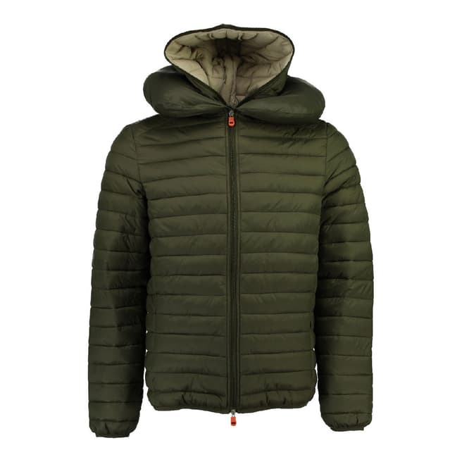 Geographical Norway Men's Olive Duo Hood Jacket