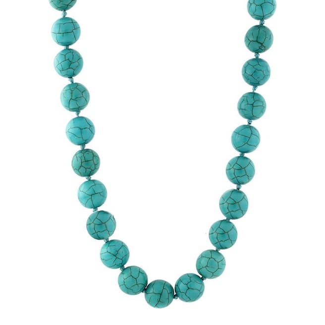 Liv Oliver Gold Turquoise Necklace