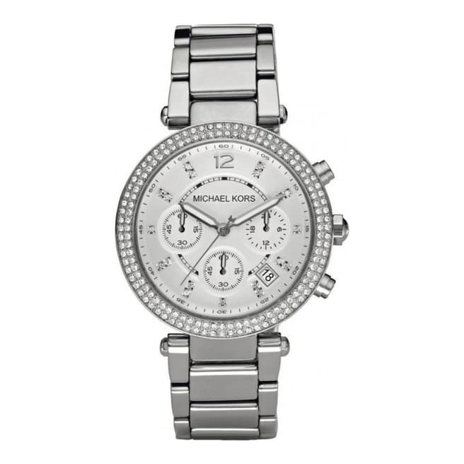 Michael Kors Women's Silver Parker Watch