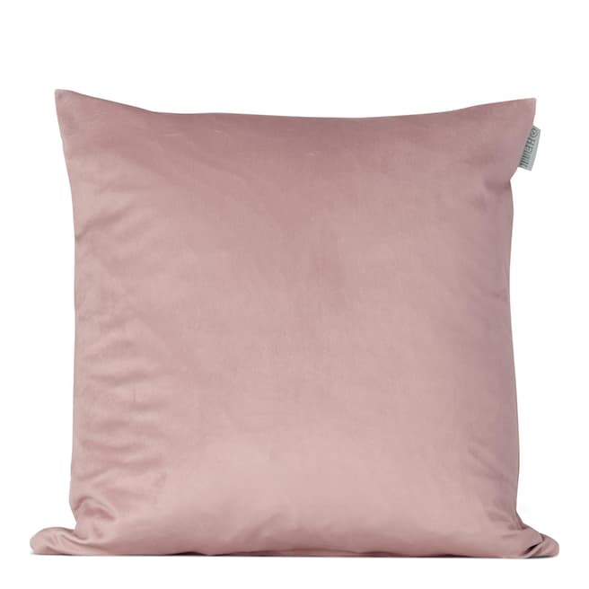 Happy Friday Pale Rose Velvet Cushion Cover 45x45cm