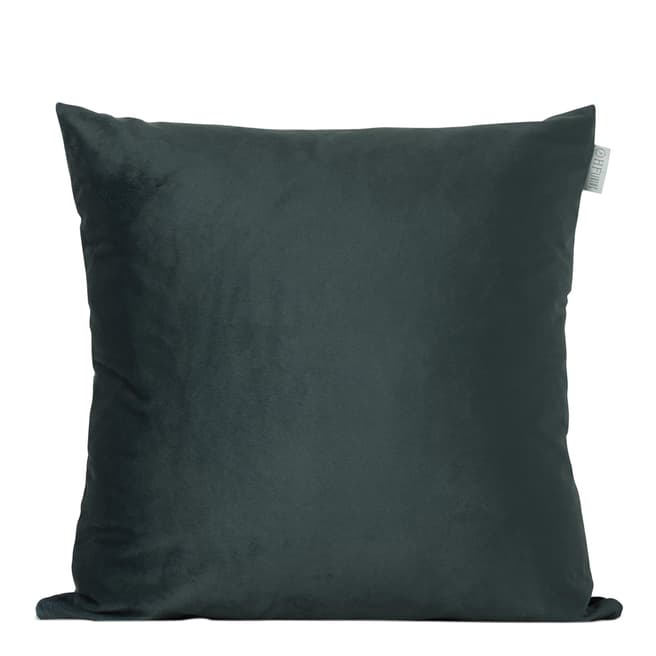 Happy Friday Forest Green Velvet Cushion Cover 45x45cm
