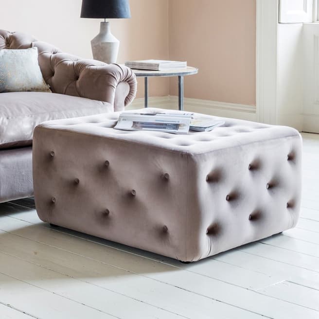 Gallery Living Hampton Ottoman in Brussels Taupe