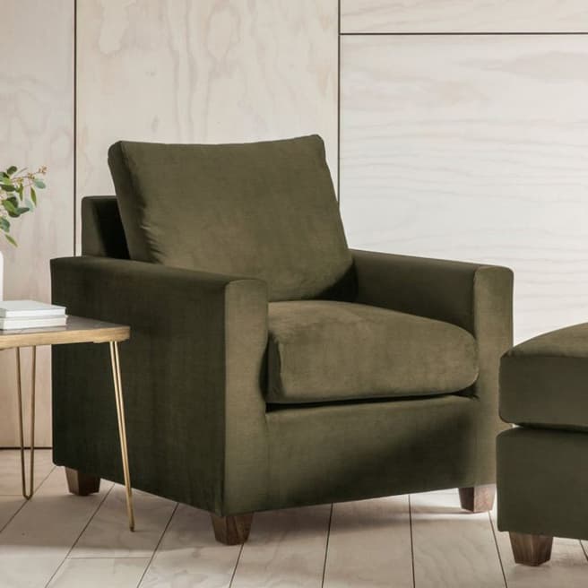 Gallery Living Stratford Armchair in Field Army